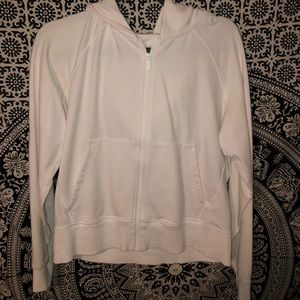 Lululemon white zip up